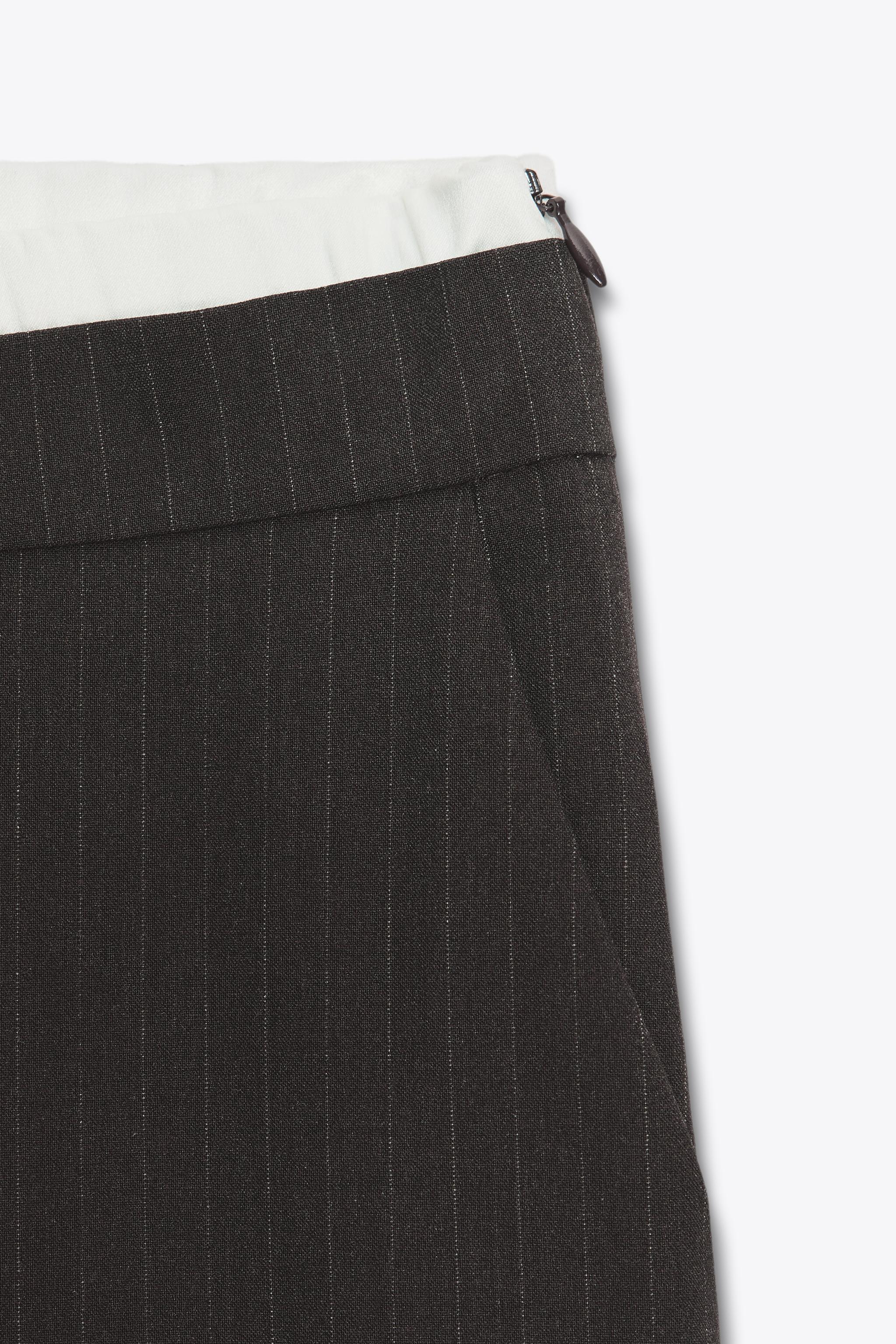 PANTALON DROIT DOUBLE TAILLE